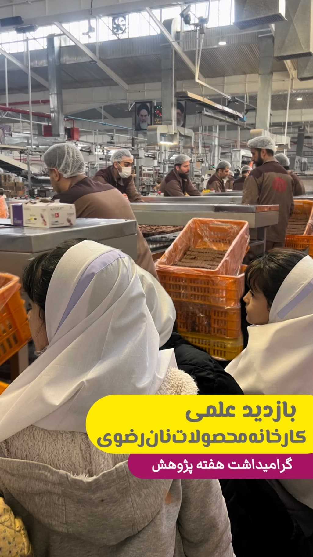 یک روز با پژوهش بازدید از کارخانه محصولات نان رضوی